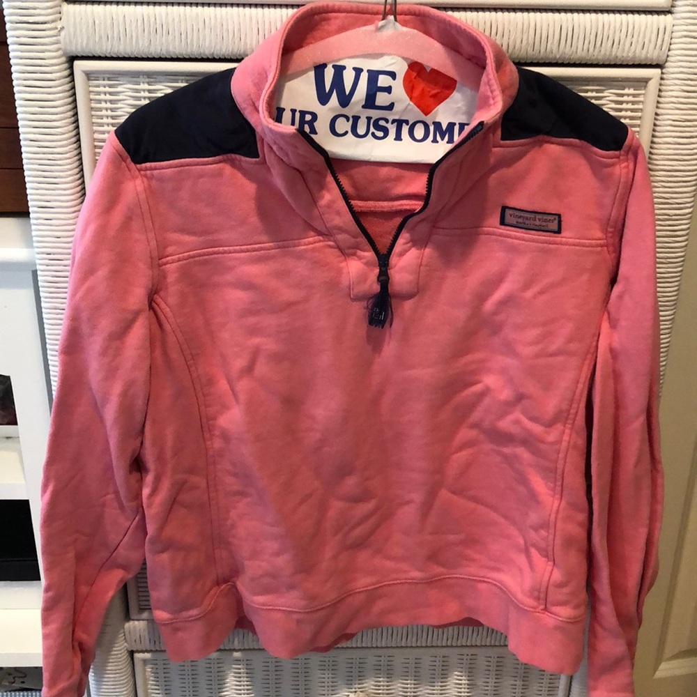 Salmon Quarter Zip